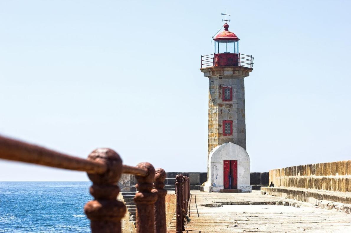 Boutique Rentals- Bliss By The Sea Apt- Ocean Views In Foz Beach OOporto Exteriör bild