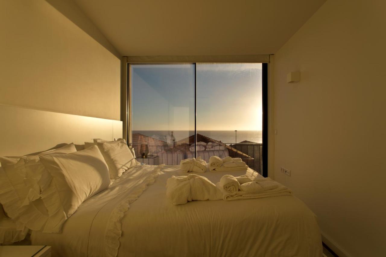 Boutique Rentals- Bliss By The Sea Apt- Ocean Views In Foz Beach OOporto Exteriör bild
